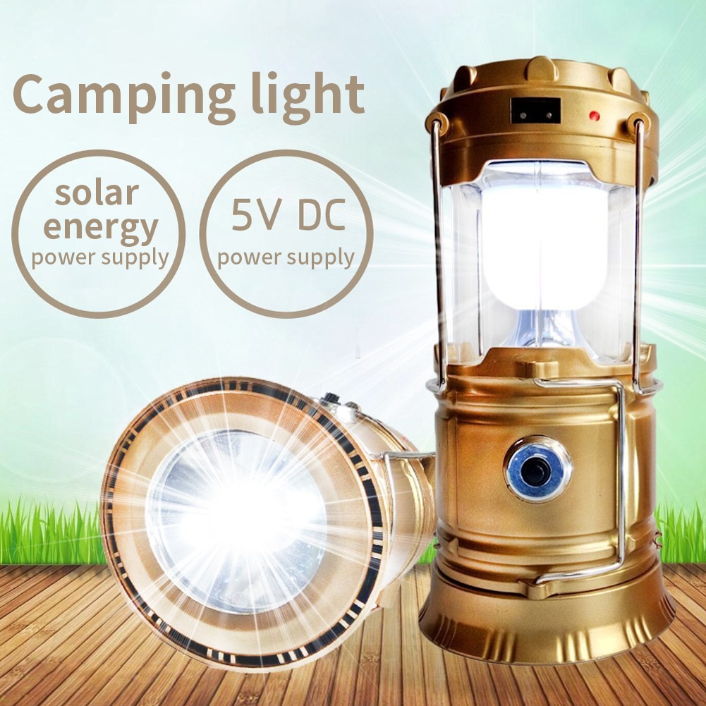 USB 충전식 태양열 캠핑 조명, 야외 서바이벌 텐트, 휴대용 걸이식 야간 비상 조명, 밝은 LED 조명, 침실 테이블 램프